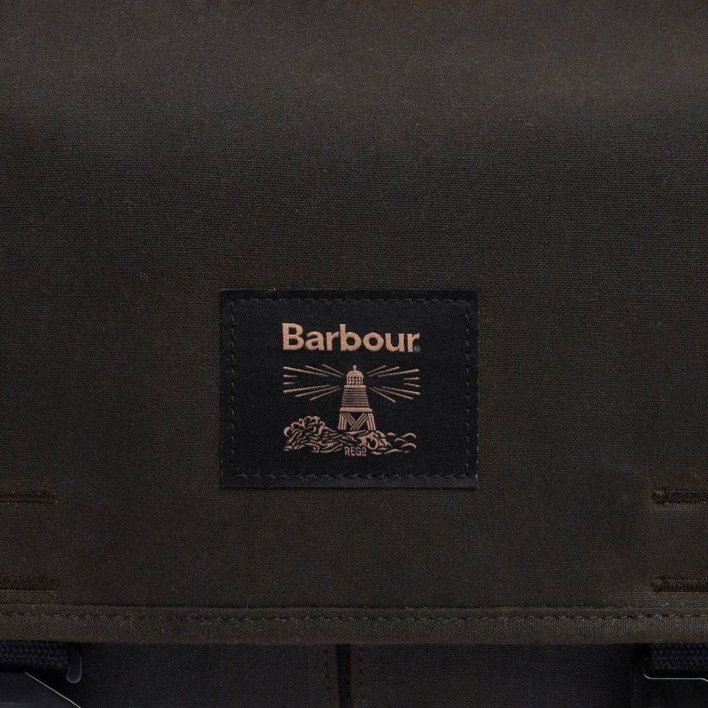 Barbour Field Wax Messenger Bag - Olive Barbour Field Wax Messenger Bag - Olive