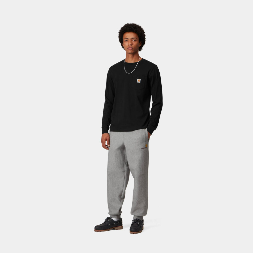 Carhartt WIP American Script Jogger - Grey Heather