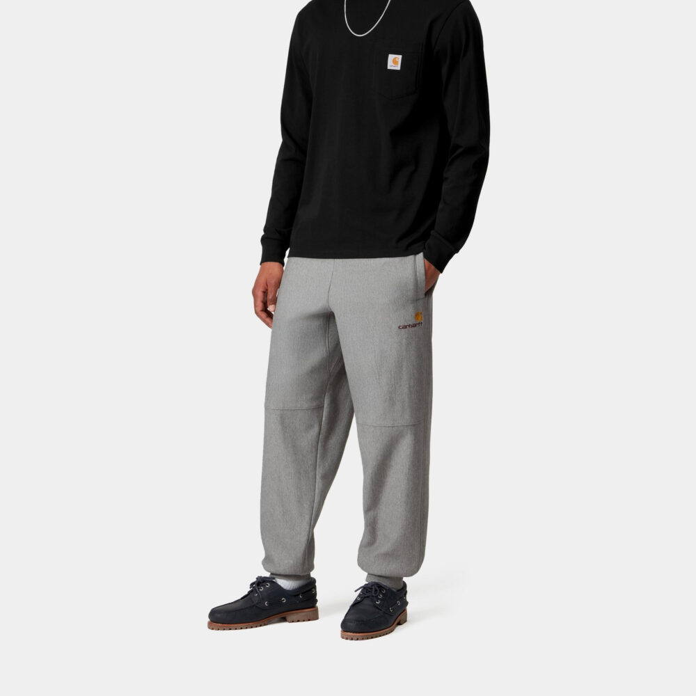 Carhartt WIP American Script Jogger - Grey Heather