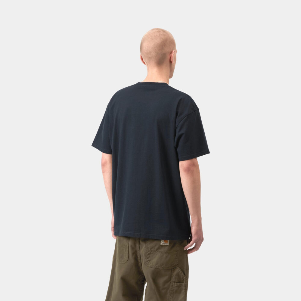 Carhartt WIP American Script Tee - Deep Night Carhartt WIP American Script Tee - Deep Night