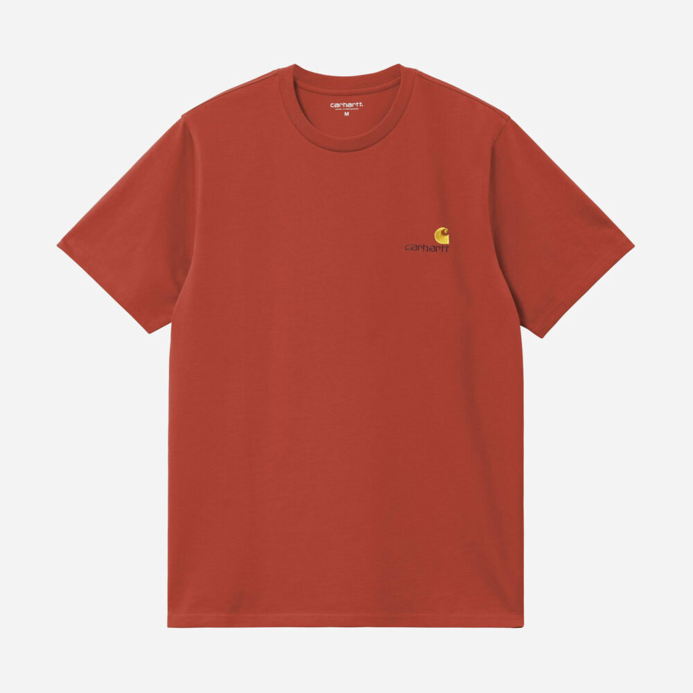 Carhartt WIP American Script Tee - Oxide Red Carhartt WIP American Script Tee - Oxide Red