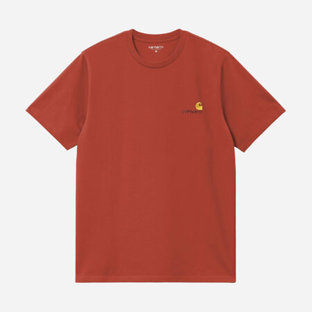 Carhartt WIP American Script Tee - Oxide Red Carhartt WIP American Script Tee - Oxide Red
