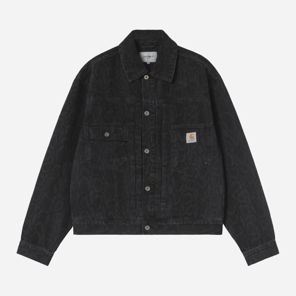 Carhartt WIP Belmar Jacket - Snake Camo/Black