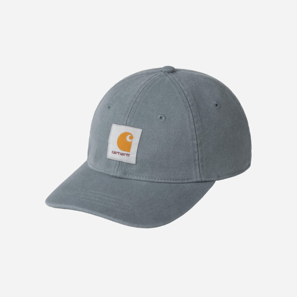 Carhartt WIP Canvas Cap - Cozy Blue Stone Washed Carhartt WIP Canvas Cap - Cozy Blue Stone Washed