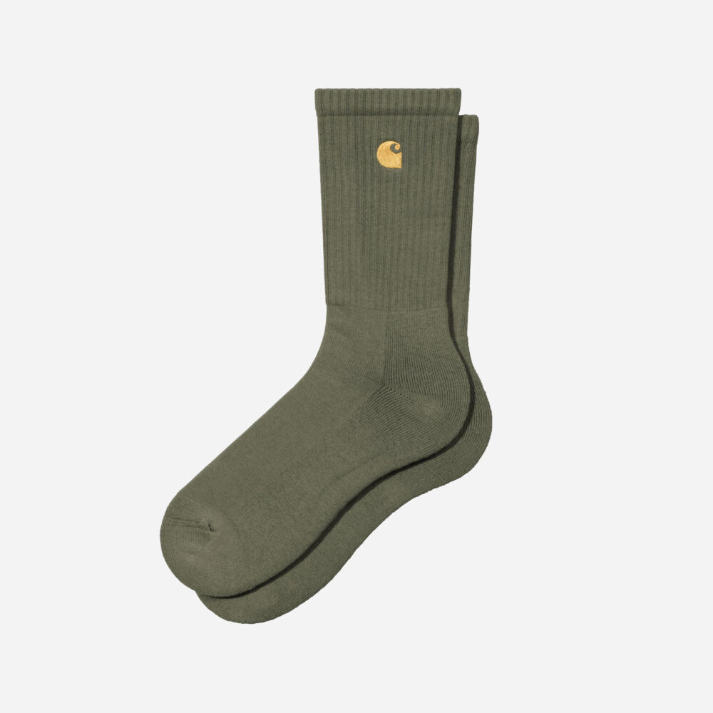 Carhartt WIP Chase Sock - Leaf/Gold