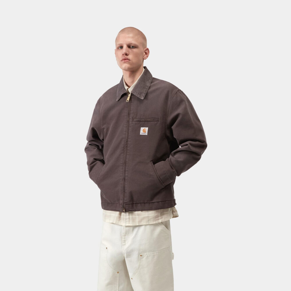 Carhartt WIP Detroit Jacket - Shale/Shale/Stone Canvas Carhartt WIP Detroit Jacket - Shale/Shale/Stone Canvas