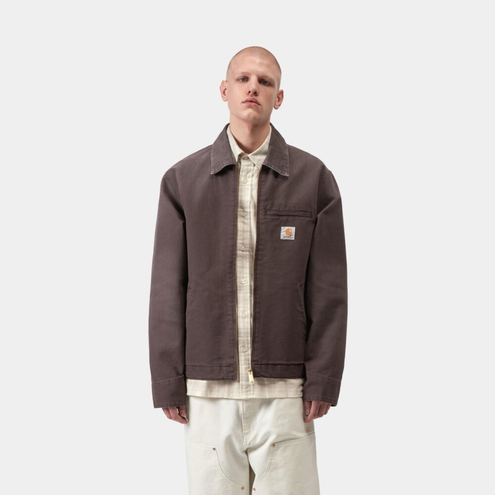 Carhartt WIP Detroit Jacket - Shale/Shale/Stone Canvas Carhartt WIP Detroit Jacket - Shale/Shale/Stone Canvas