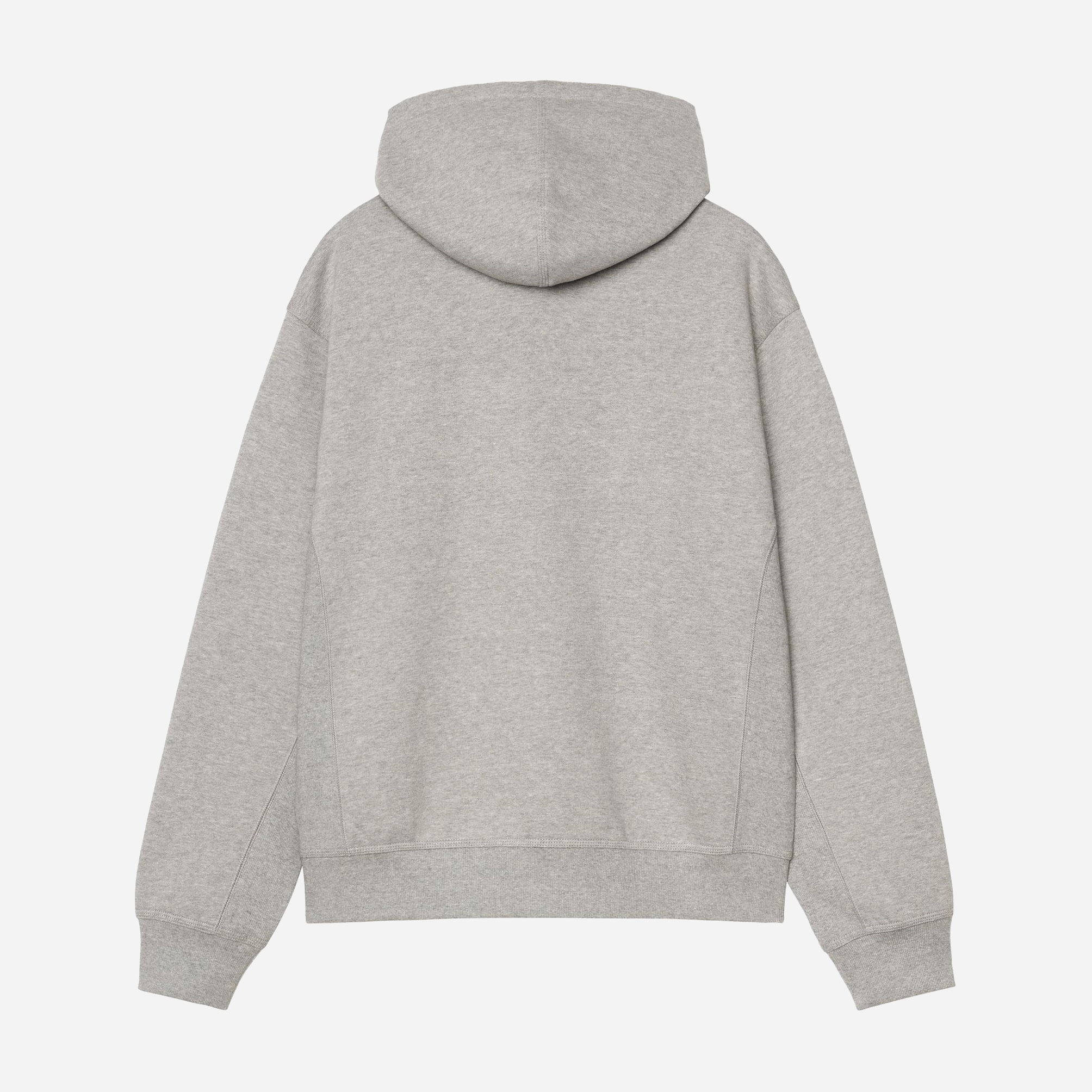 Carhartt WIP Hooded American Script Jacket - Grey Heather