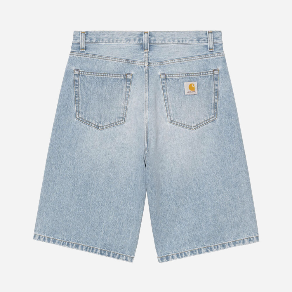 Carhartt WIP Langdon Short - Blue/Heavy Worn Bleached Carhartt WIP Langdon Short - Blue/Heavy Worn Bleached