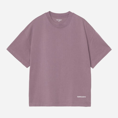 Carhartt WIP Link Script Tee - Phlox/White Carhartt WIP Link Script Tee - Phlox/White