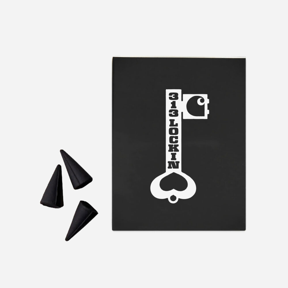Carhartt WIP Locked Cone Incense - White/Black Carhartt WIP Locked Cone Incense - White/Black