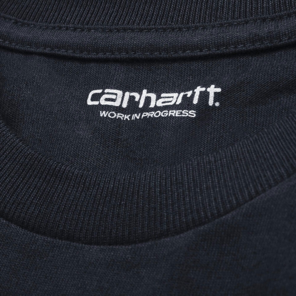 Carhartt WIP Long Sleeve Chase Tee - Dark Navy/Gold