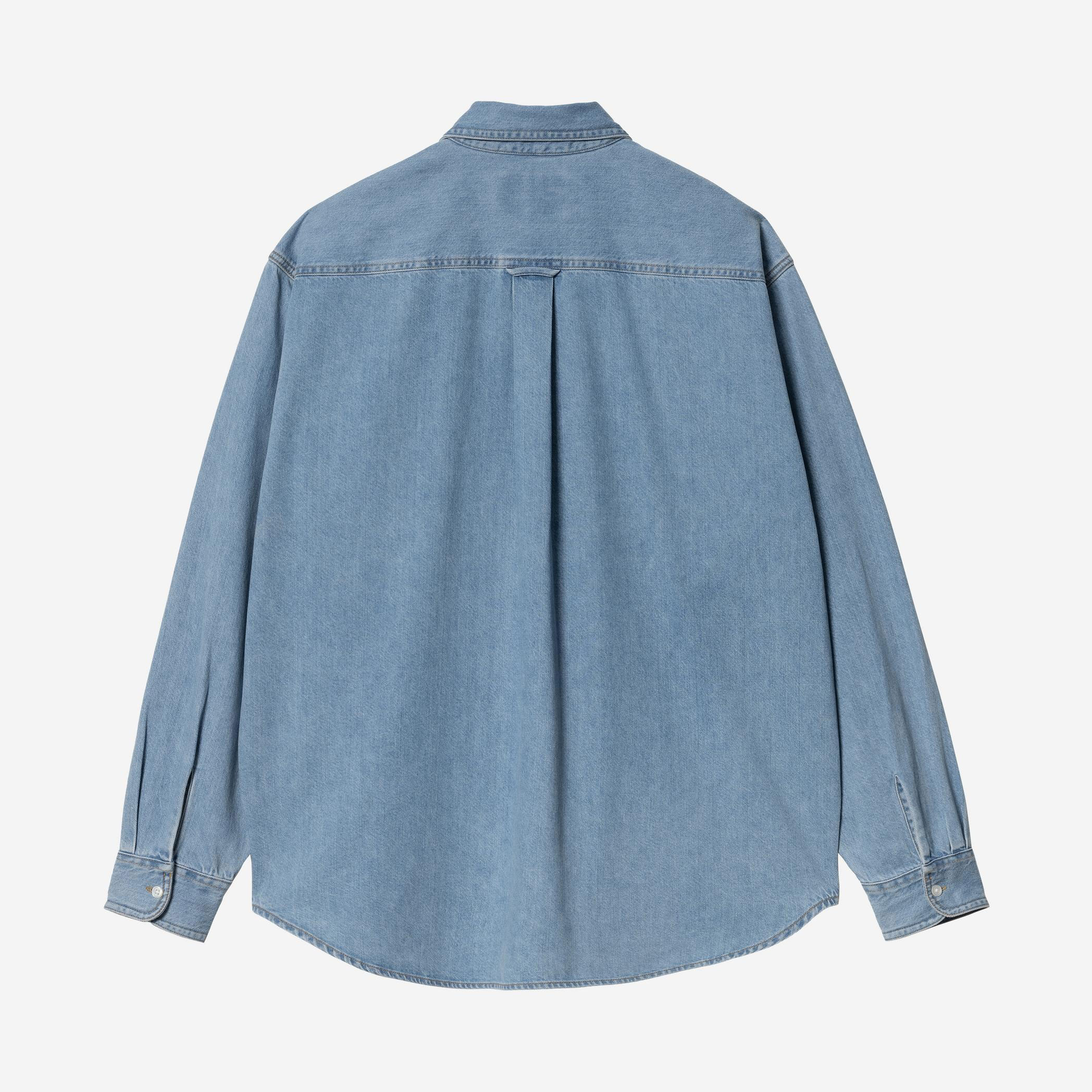 Carhartt WIP Lucas Shirt - Blue Bleached