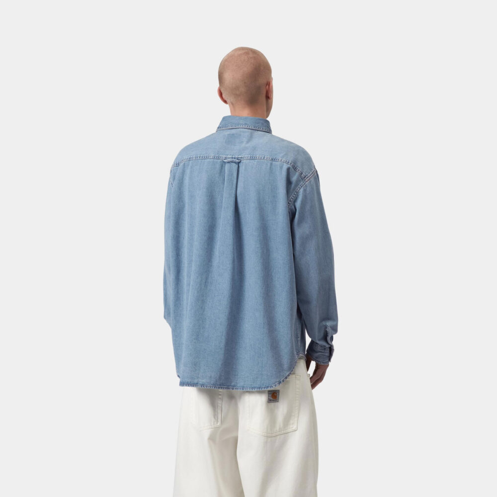 Carhartt WIP Lucas Shirt - Blue Bleached