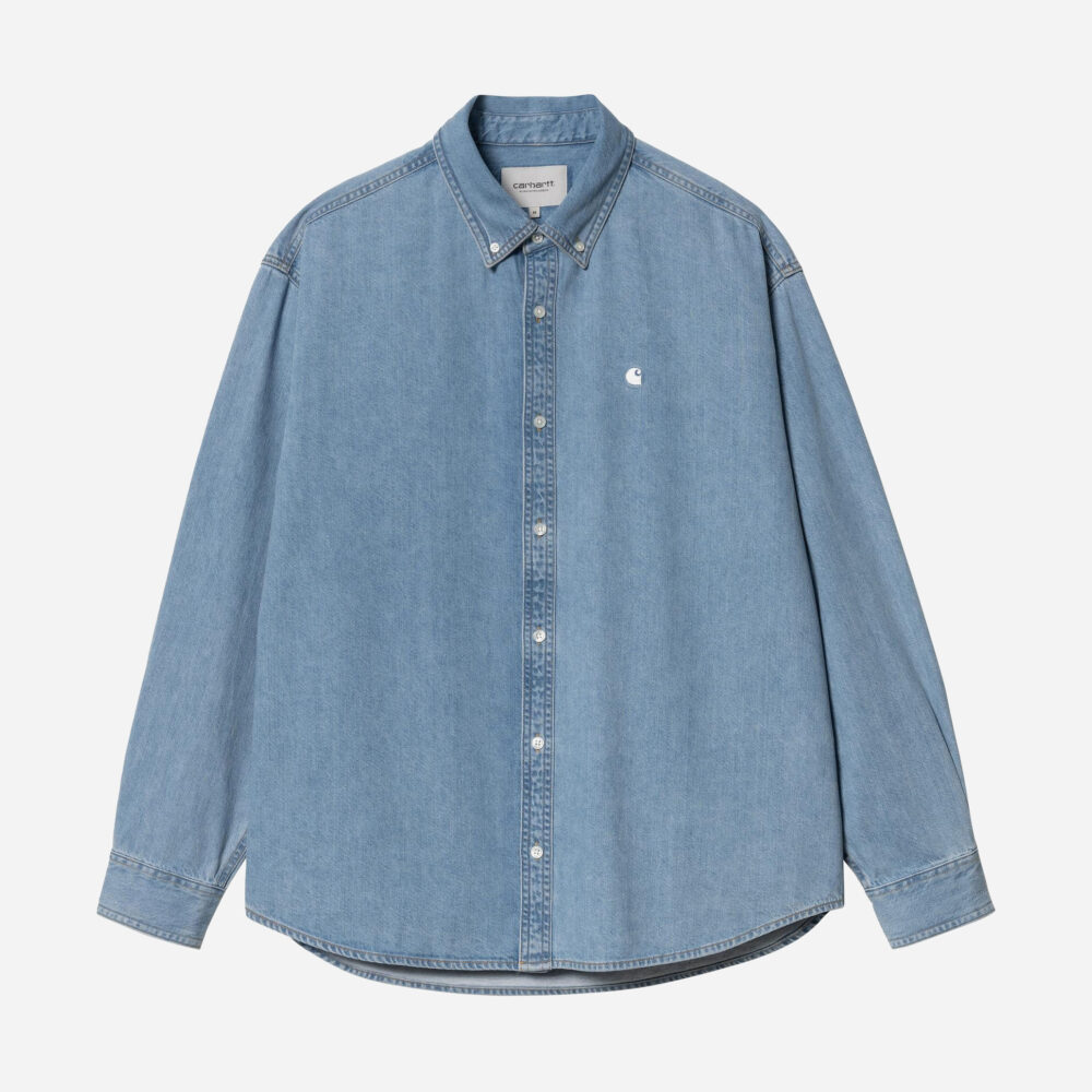 Carhartt WIP Lucas Shirt - Blue Bleached
