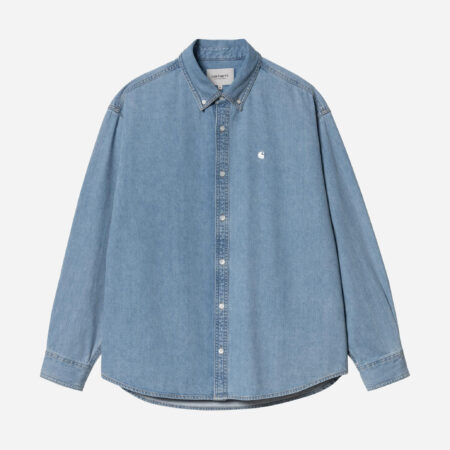 Carhartt WIP Lucas Shirt - Blue Bleached Carhartt WIP Lucas Shirt - Blue Bleached