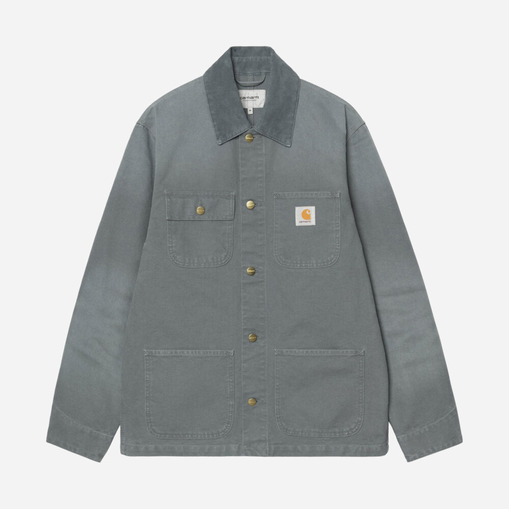 Carhartt WIP Michigan Coat - Cozy Blue/Cozy Blue/Stone Canvas Carhartt WIP Michigan Coat - Cozy Blue/Cozy Blue/Stone Canvas