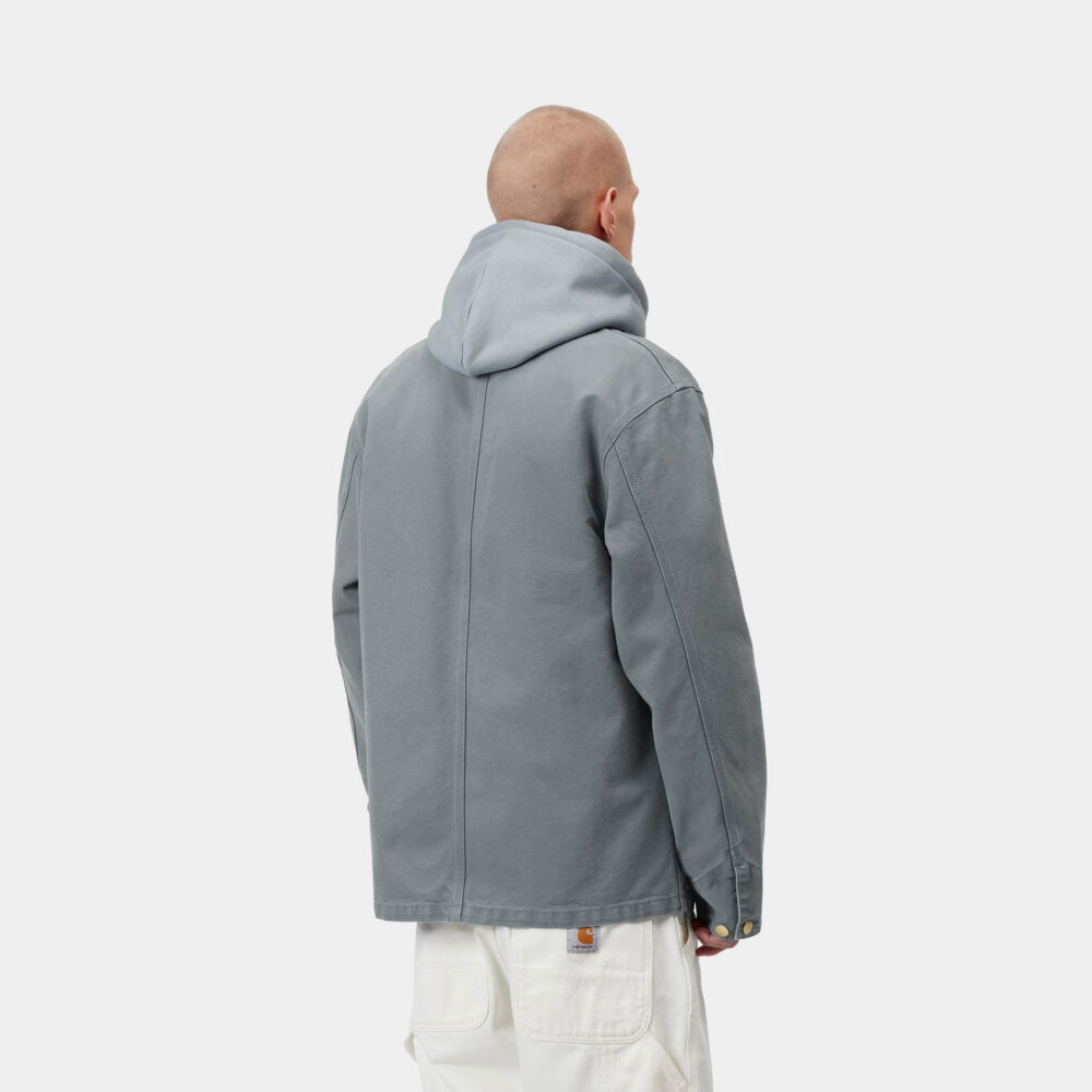 Carhartt WIP Michigan Coat - Cozy Blue/Cozy Blue/Stone Canvas Carhartt WIP Michigan Coat - Cozy Blue/Cozy Blue/Stone Canvas