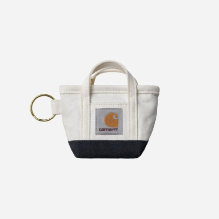 Carhartt WIP Mini Tote Bag Keychain - Natural/Blue