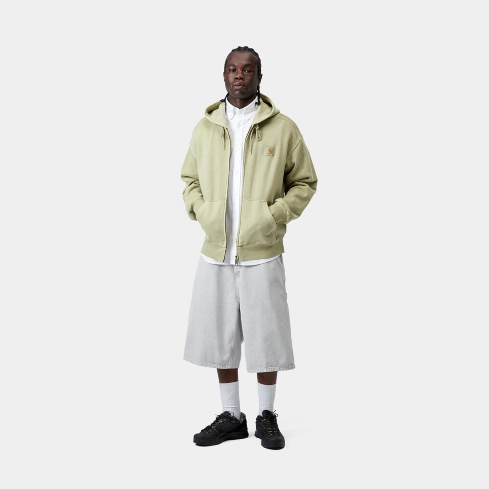Carhartt WIP Nelson Zip Hood - Gentle Green