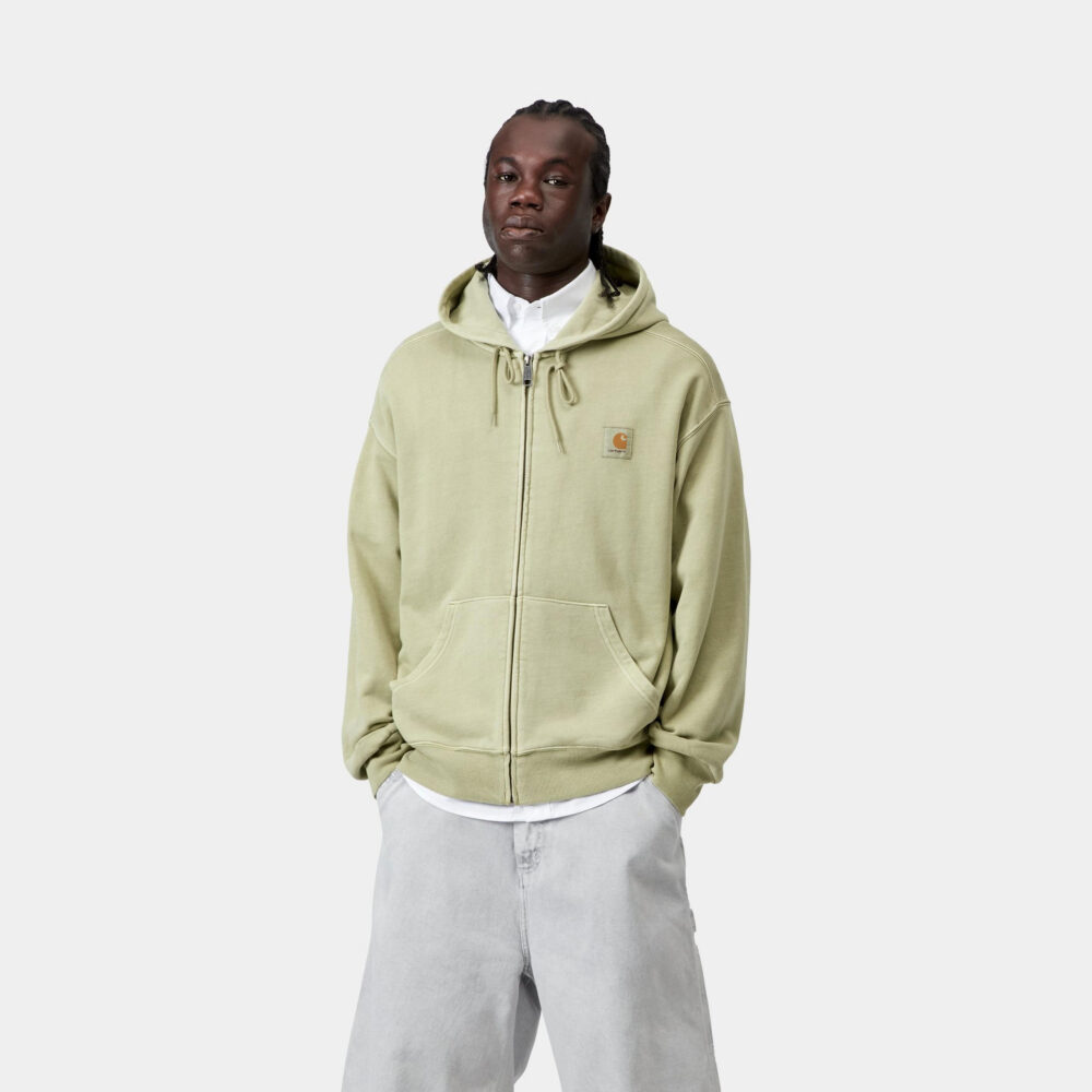 Carhartt WIP Nelson Zip Hood - Gentle Green Carhartt WIP Nelson Zip Hood - Gentle Green