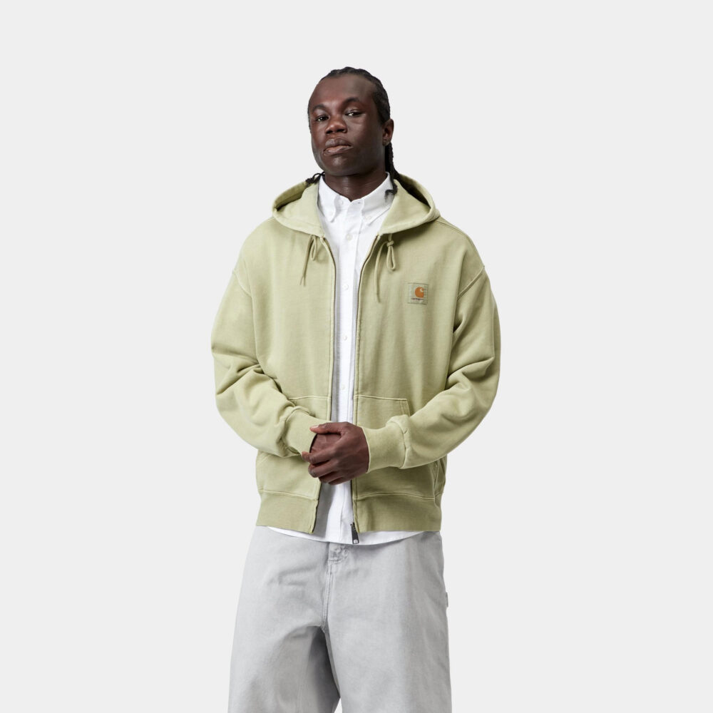 Carhartt WIP Nelson Zip Hood - Gentle Green Carhartt WIP Nelson Zip Hood - Gentle Green
