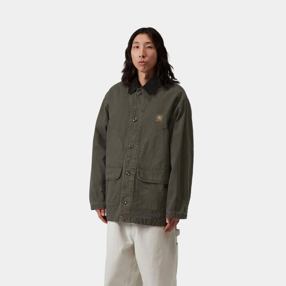 Carhartt WIP Prescott Coat - Oxide Green/Black Carhartt WIP Prescott Coat - Oxide Green/Black
