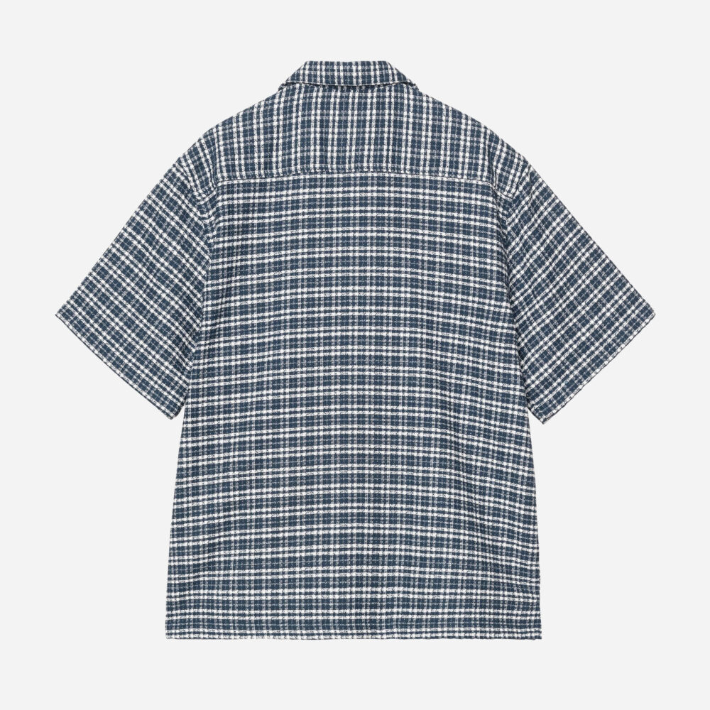 Carhartt WIP Short  Sleeve Kander Shirt - Kander Check/Blue River
