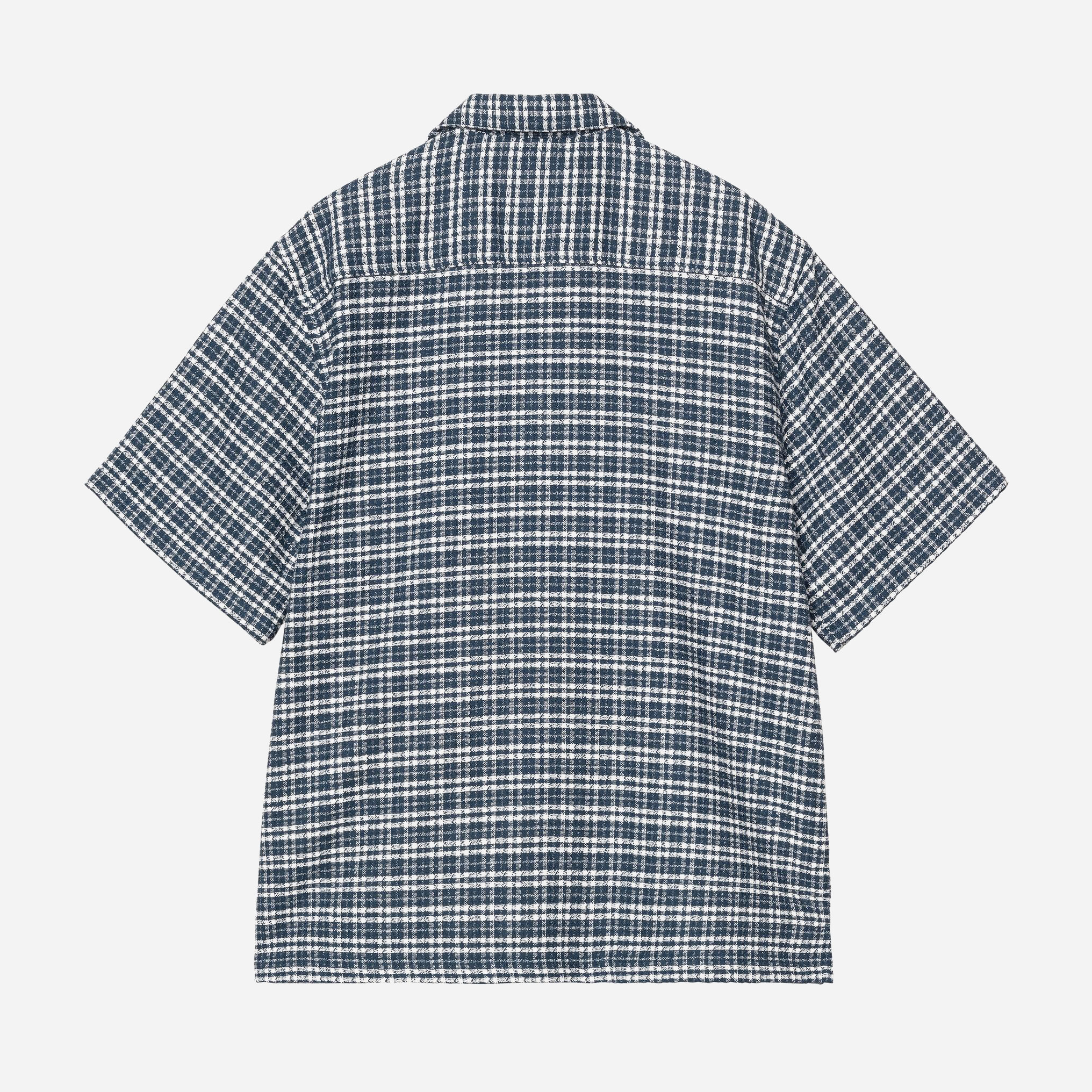 Carhartt WIP Short  Sleeve Kander Shirt - Kander Check/Blue River