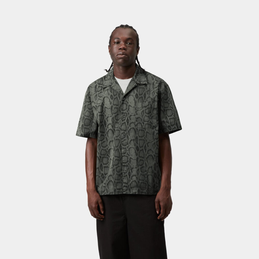 Carhartt WIP Short Sleeve Snake Camo Shirt - Snake Camo/Leaf Carhartt WIP Short Sleeve Snake Camo Shirt - Snake Camo/Leaf