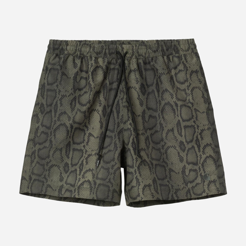 Carhartt WIP Slater Swim Trunk - Snake Camo/Leaf