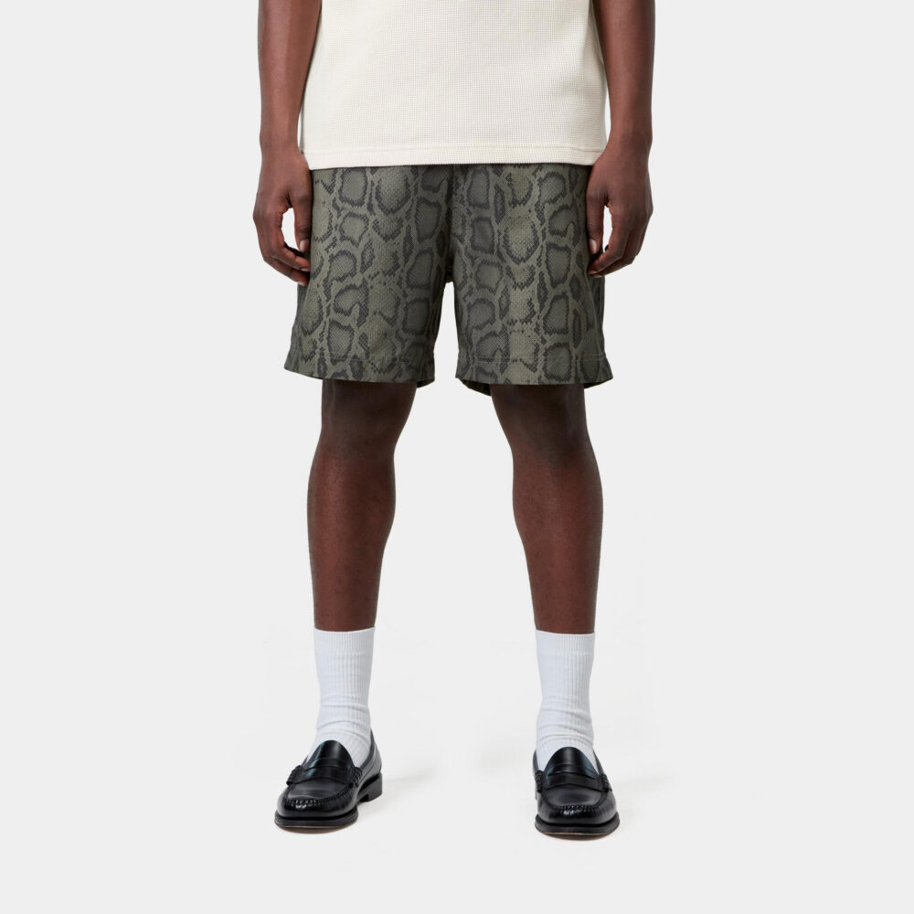 Carhartt WIP Slater Swim Trunk - Snake Camo/Leaf