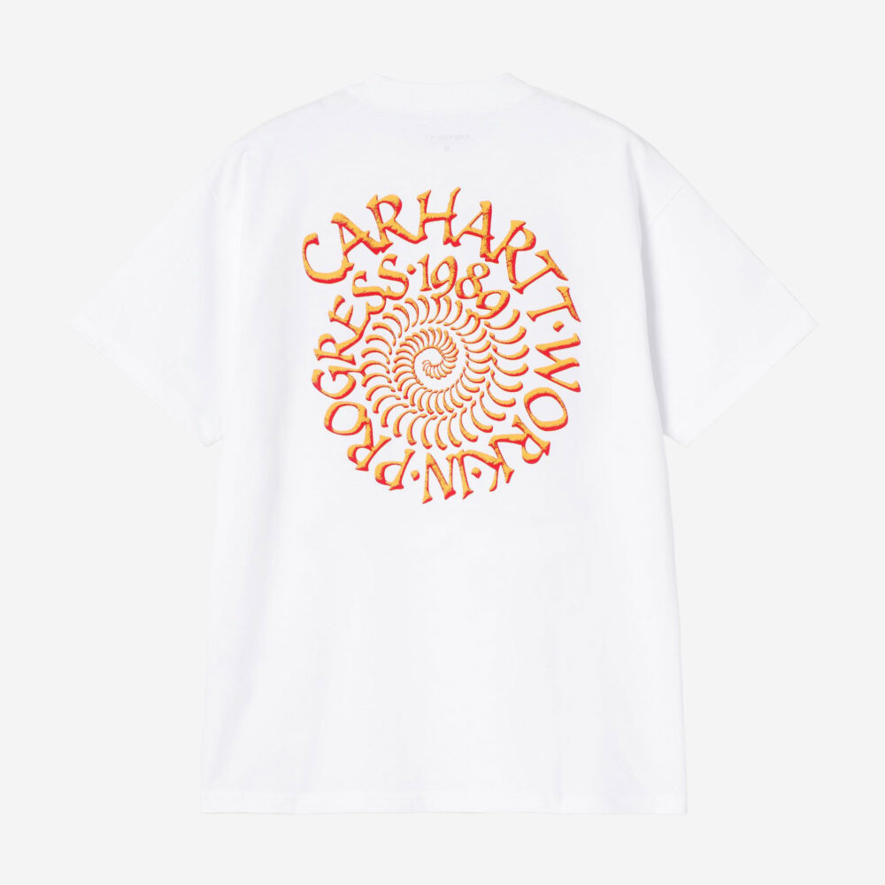 Carhartt WIP Spirals Tee - White