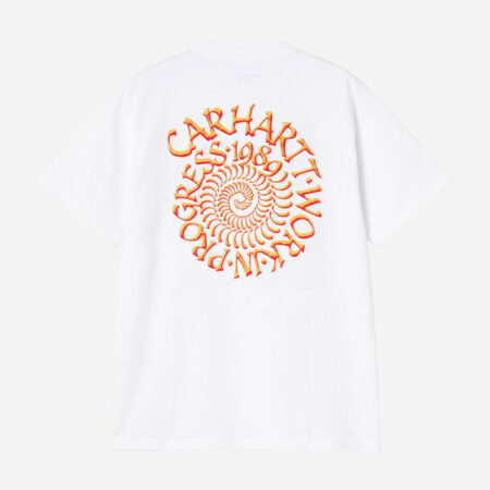 Carhartt WIP Spirals Tee - White