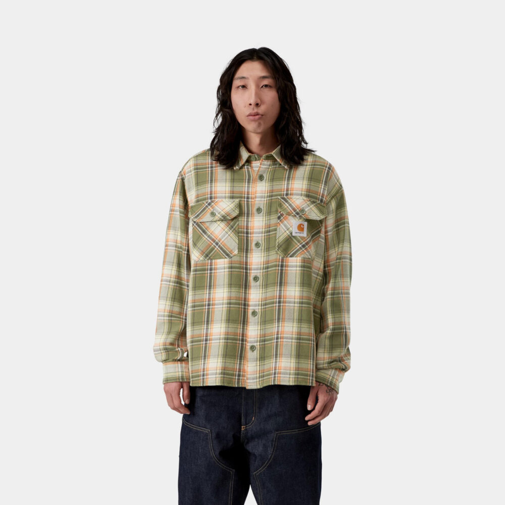 Carhartt WIP Tunick Shirt - Tunick Check/Dollar Green Carhartt WIP Tunick Shirt - Tunick Check/Dollar Green