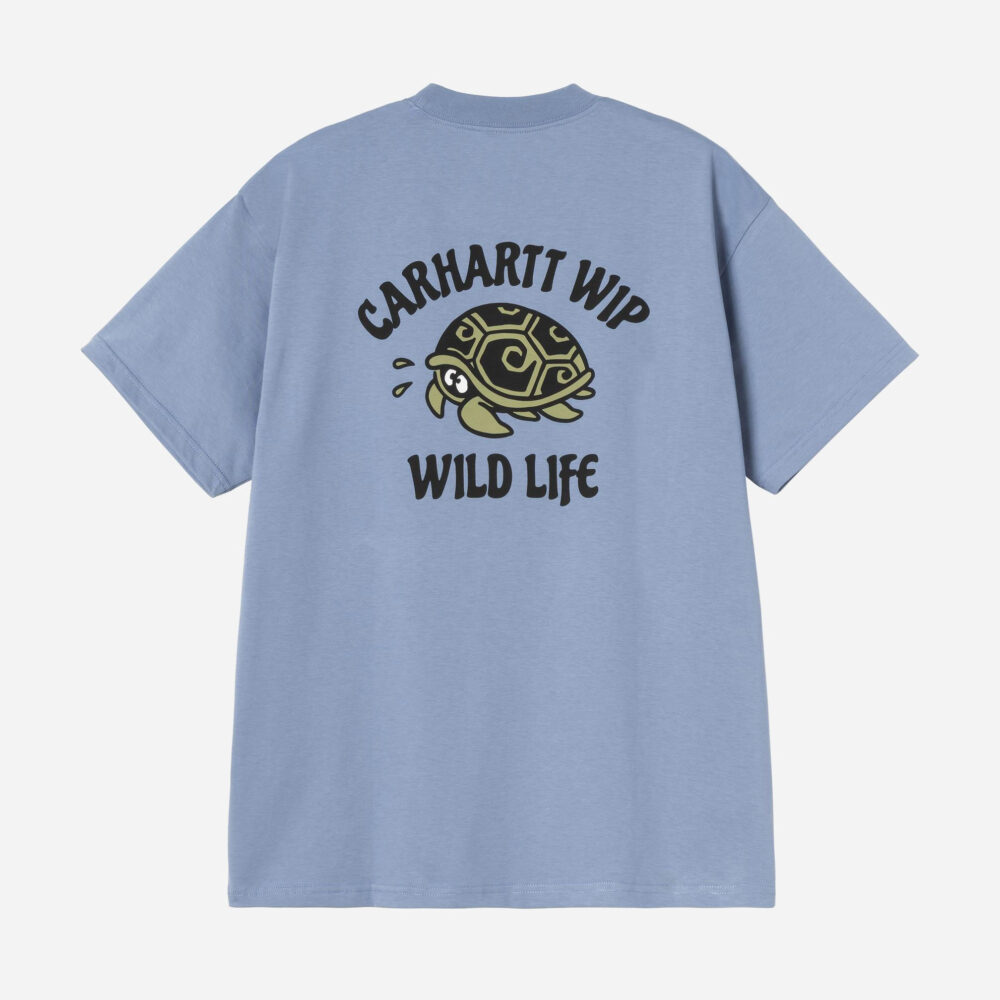 Carhartt WIP Wild Life Tee - Gentle Blue
