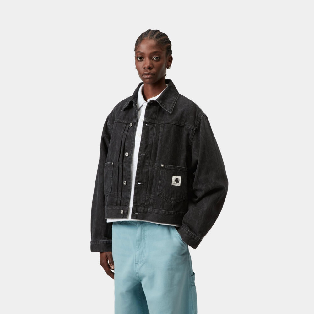 Carhartt WIP  Women's Belmar Jacket - Snake Camo/Black