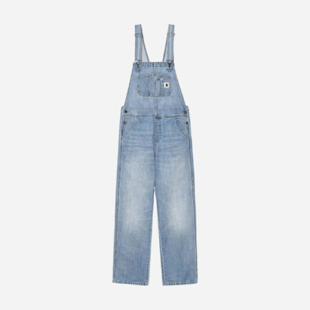 Carhartt WIP Women's Bib Overall Straight - Blue/Burst Washed Carhartt WIP Women's Bib Overall Straight - Blue/Burst Washed