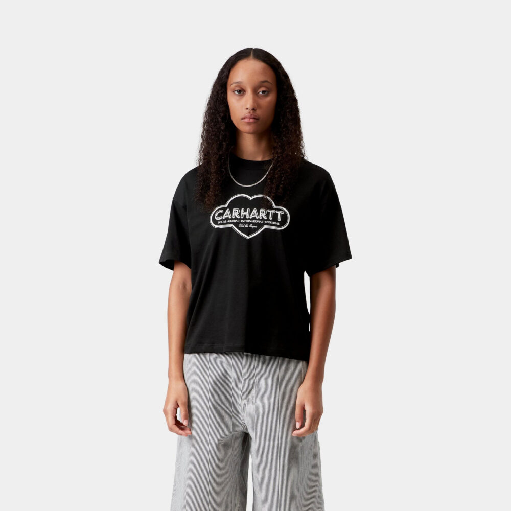 Carhartt WIP Women's Cloud Heart Tee - Black Carhartt WIP Women's Cloud Heart Tee - Black