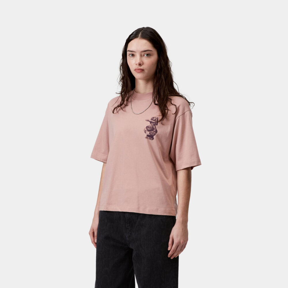 Carhartt WIP Women's Forma Tee - Gentle Pink Carhartt WIP Women's Forma Tee - Gentle Pink