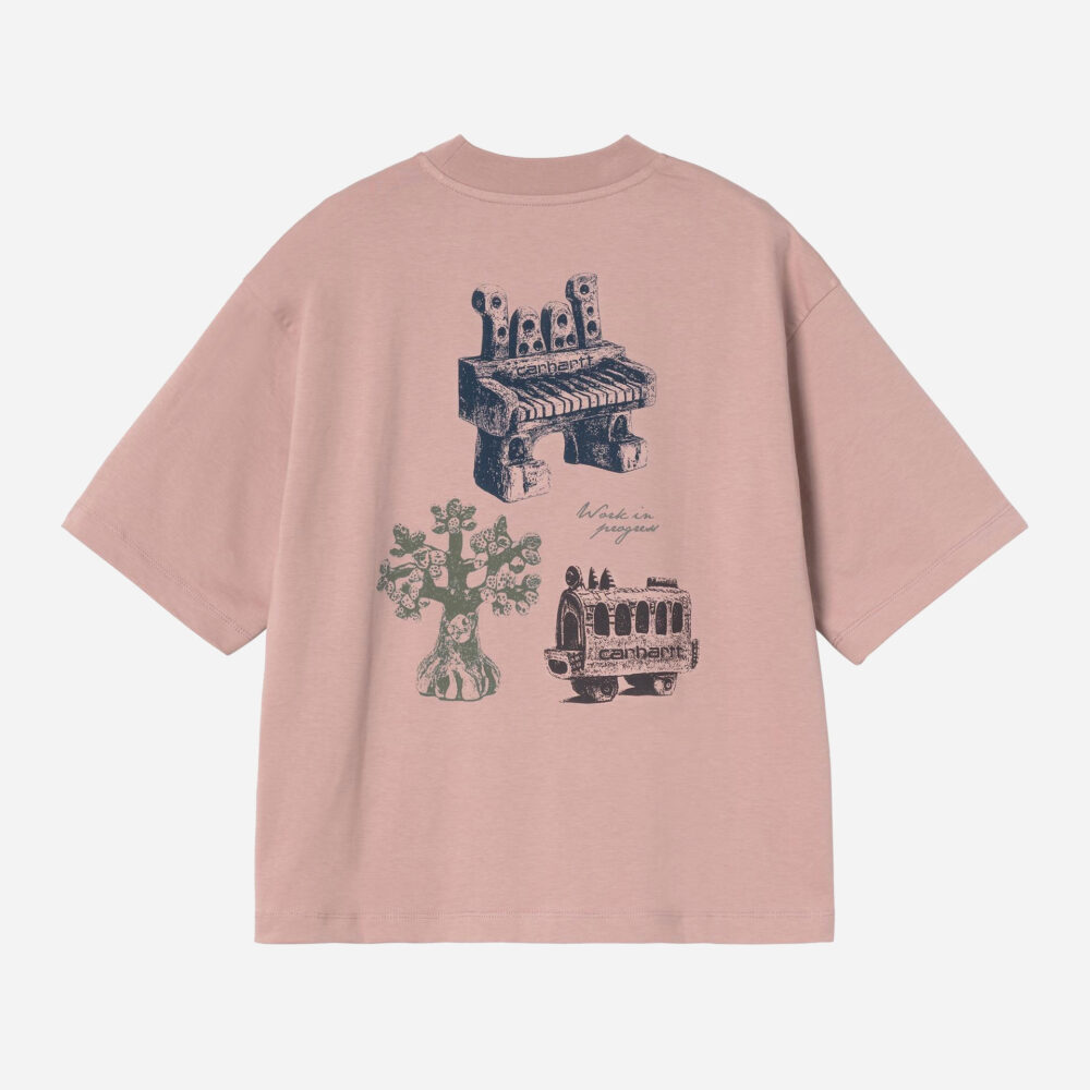 Carhartt WIP Women's Forma Tee - Gentle Pink Carhartt WIP Women's Forma Tee - Gentle Pink