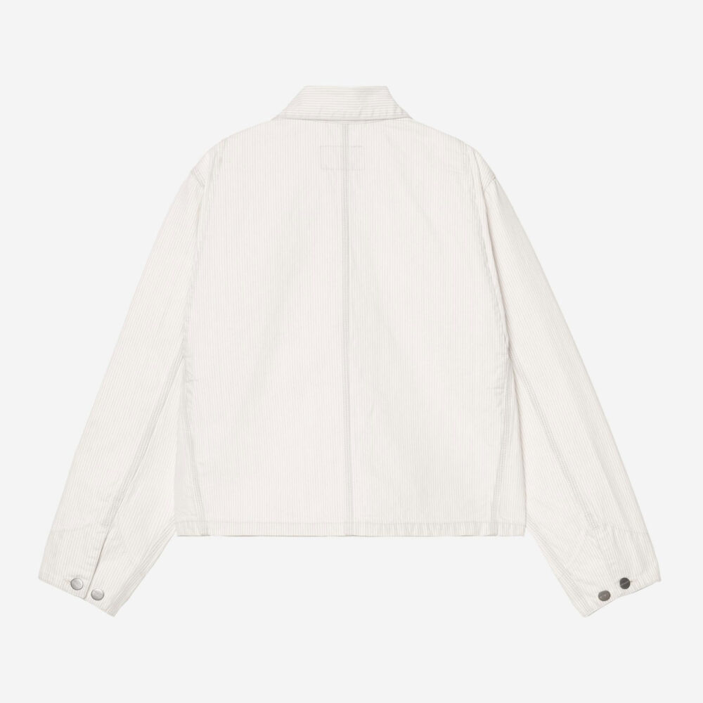 Carhartt WIP Women's Mercer Chore Coat - Mercer Stripe/Graphite/Wax Carhartt WIP Women's Mercer Chore Coat - Mercer Stripe/Graphite/Wax