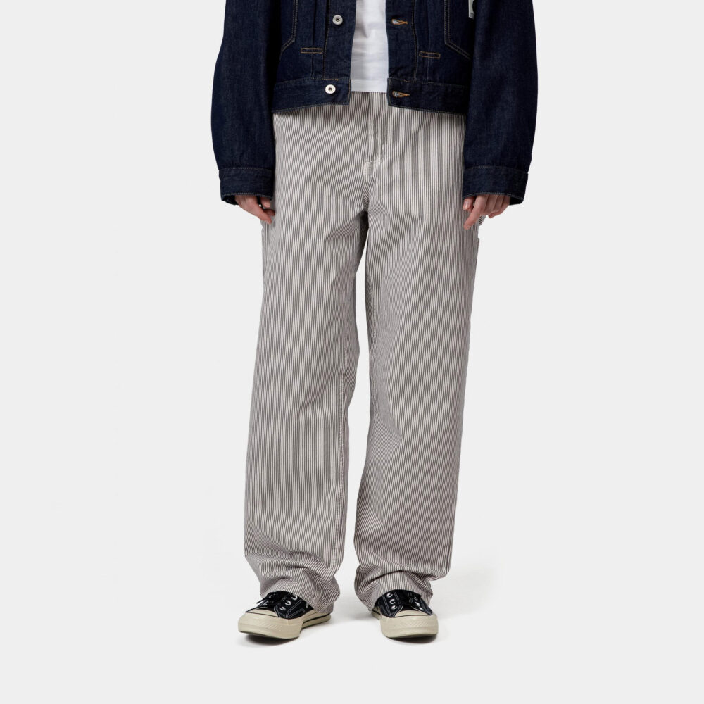 Carhartt WIP Women's Mercer Pant - Mercer Stripe/Graphite/Wax Carhartt WIP Women's Mercer Pant - Mercer Stripe/Graphite/Wax