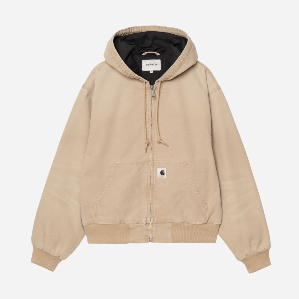 Carhartt WIP  Women's OG Active Jacket - Dusty Hamilton Brown/Stone Canvas