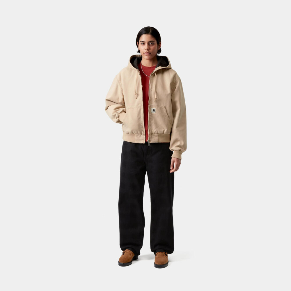 Carhartt WIP  Women's OG Active Jacket - Dusty Hamilton Brown/Stone Canvas