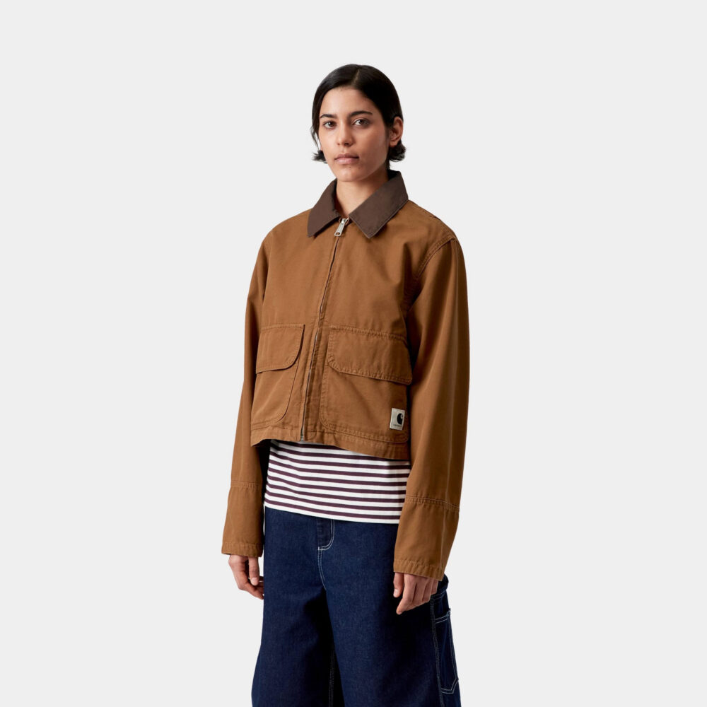 Carhartt WIP  Women's Prescott Jacket - Hamilton Brown/Tobacco
