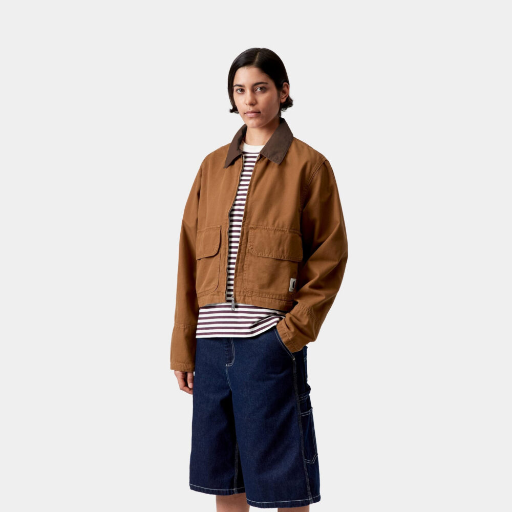 Carhartt WIP  Women's Prescott Jacket - Hamilton Brown/Tobacco