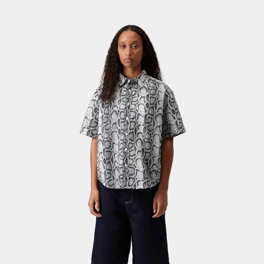 Carhartt WIP Women's Short Sleeve Snake Camo Shirt - Snake Camo Carhartt WIP Women's Short Sleeve Snake Camo Shirt - Snake Camo