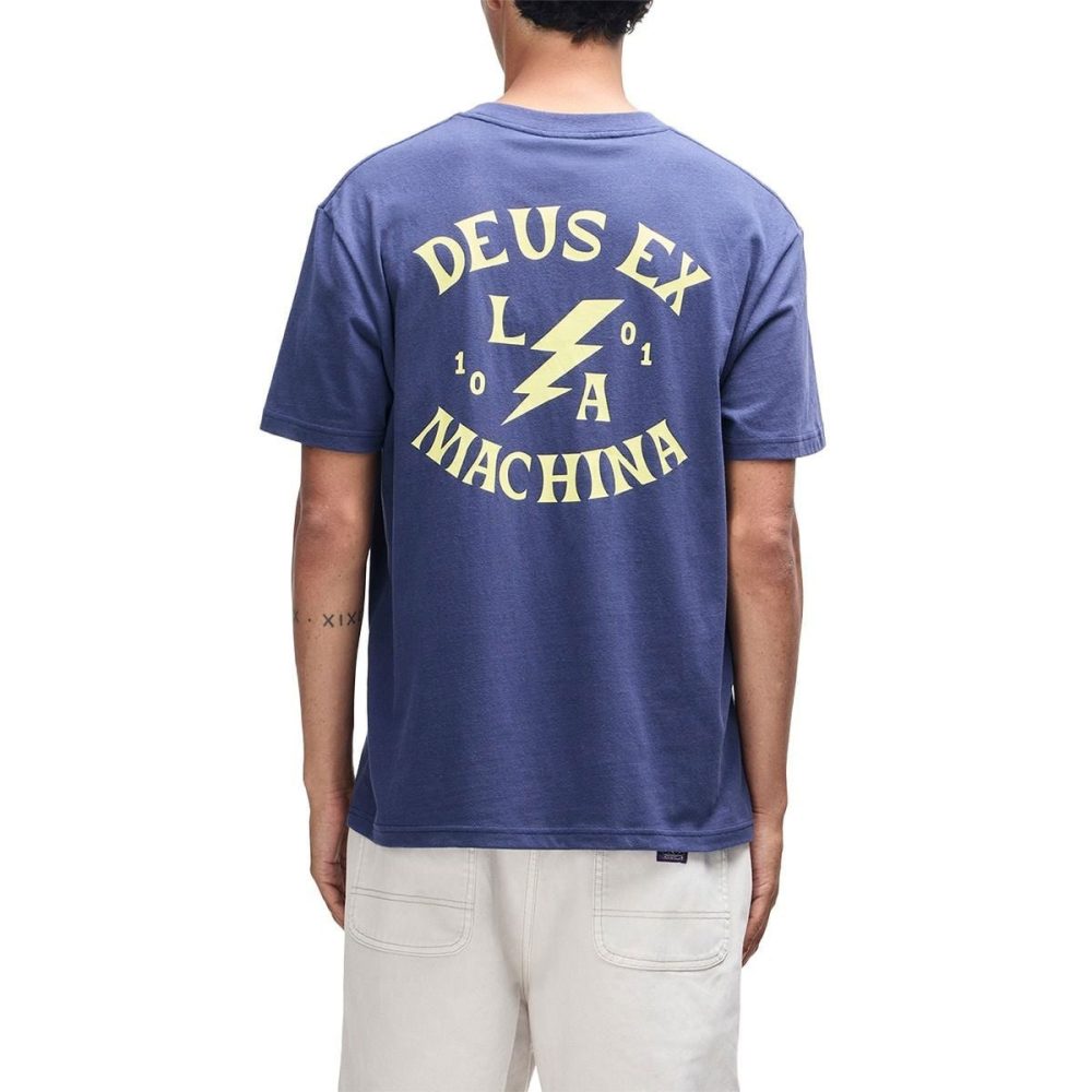 Deus Ex Machina Chinook Tee - Mechanic Blue Deus Ex Machina Chinook Tee - Mechanic Blue