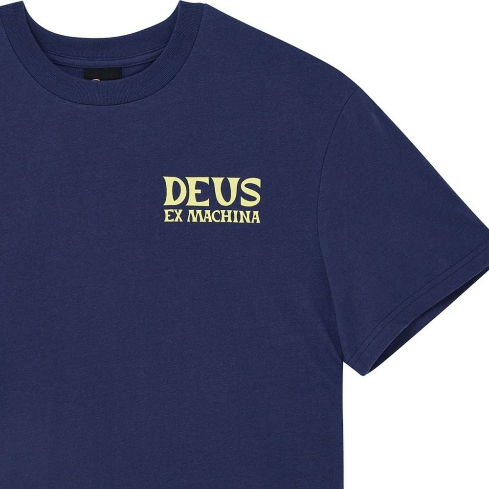 Deus Ex Machina Chinook Tee - Mechanic Blue Deus Ex Machina Chinook Tee - Mechanic Blue